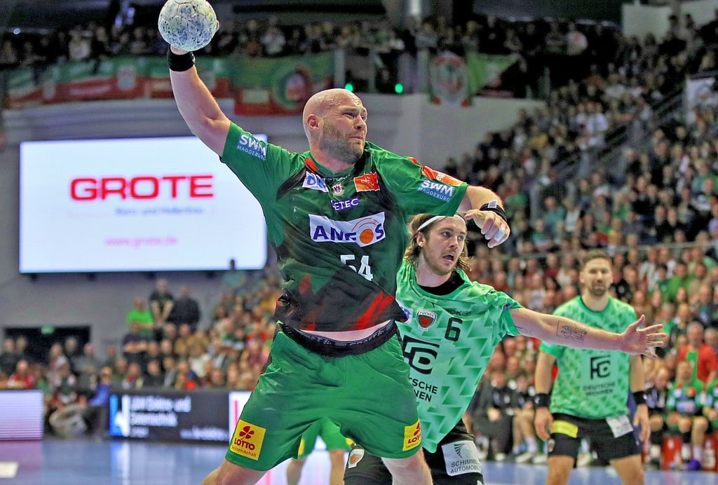 SCM-Kreisläufer Oscar Bergendahl (hier beim Sieg vor elf Tagen gegen die Füchse) bekommt von Hannovers Coach Christian Prokop ein Extra-Lob.