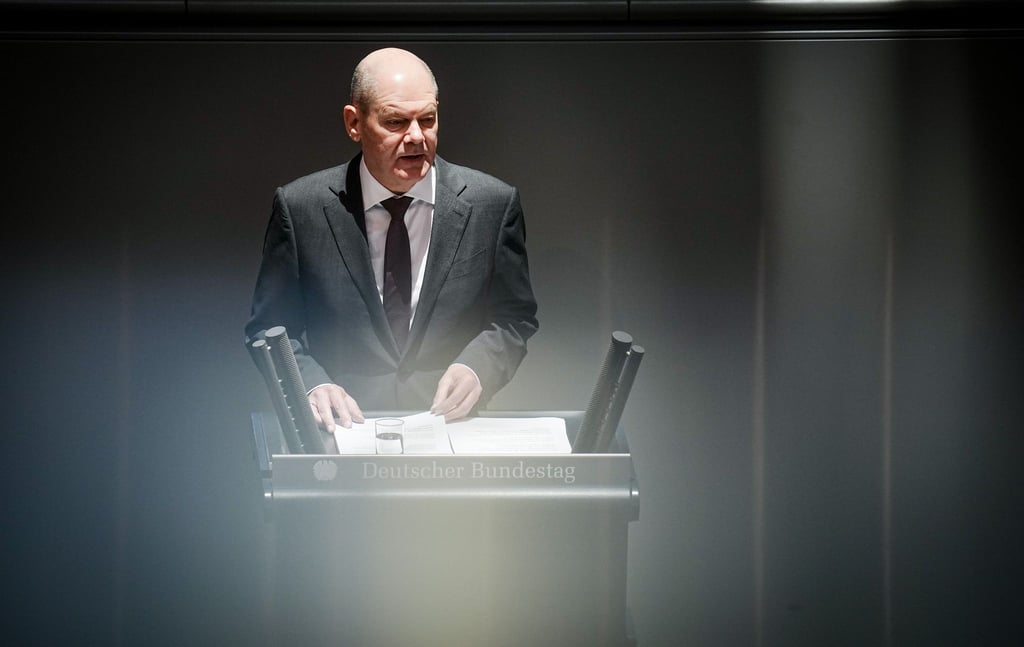 „Das Geldsystem ist nicht mehr so fragil wie vor der Finanzkrise“, sagt Bundeskanzler Olaf Scholz (SPD).