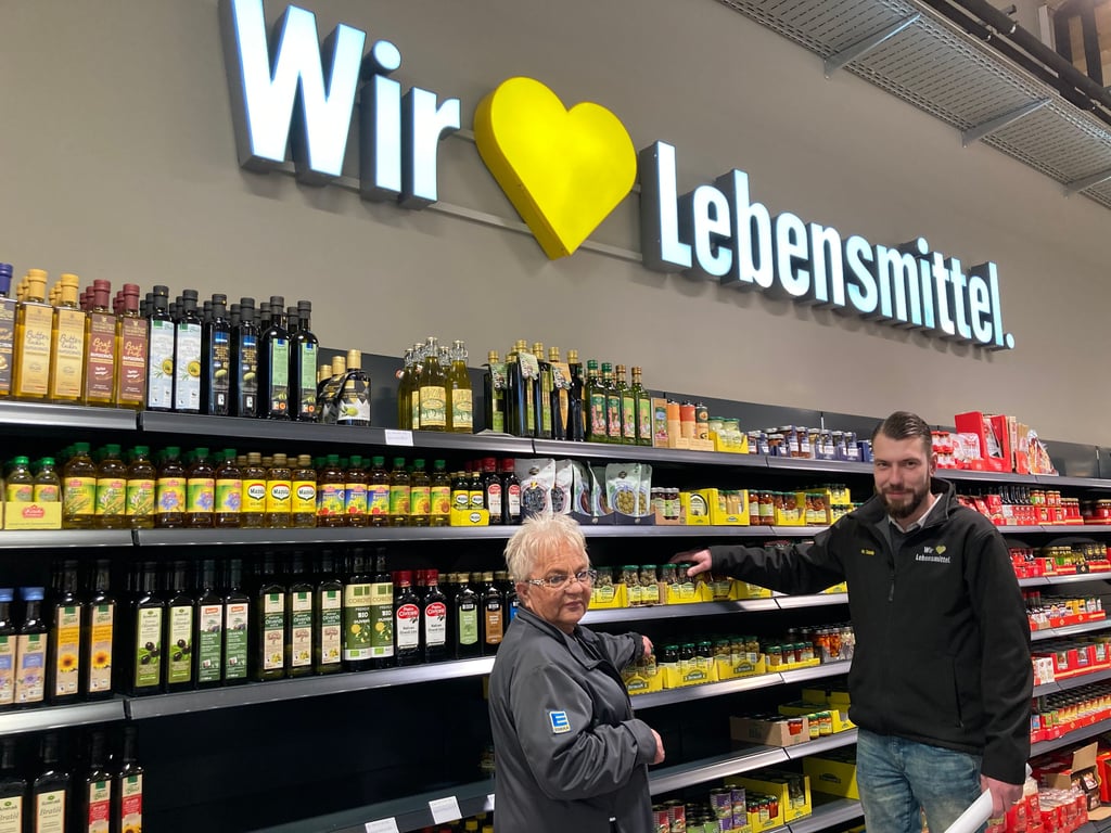 Der Edeka Halle-Silberhöhe öffnet nach mehreren Jahren wieder seine Pforten.