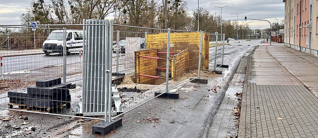 Die Baustelle in der Helmut-Kohl-Straße kostete viele Nerven.
