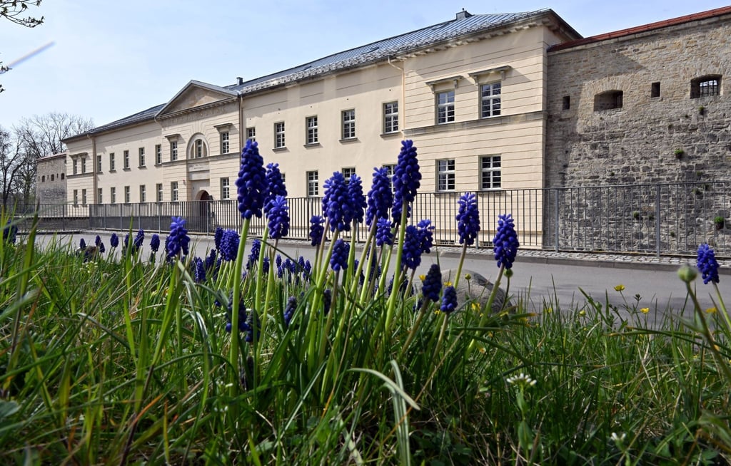 Die historische Cyriaksburg, in der sich das Deutsche Gartenbaumuseum befindet.