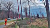 Die Baumarbeiten an der Bundesstraße 107 bei Oranienbaum sollen noch bis in den April andauern.