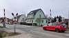 Bahnübergang in der Sangerhäuser Straße in Berga. 