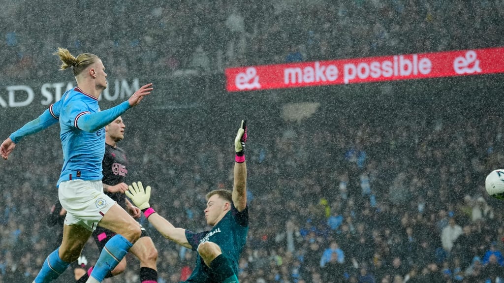 Dreierpack gegen Burnley im Pokal: City-Stürmer Erling Haaland