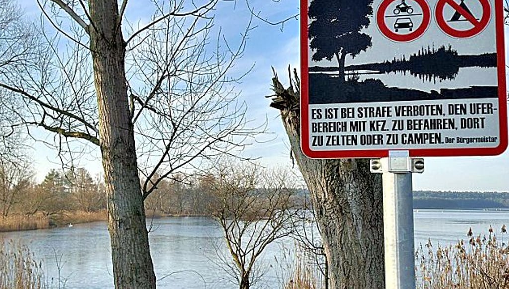 Der so genannte Hundestrand am Niegripper See wird gern für Erholungszwecke genutzt.