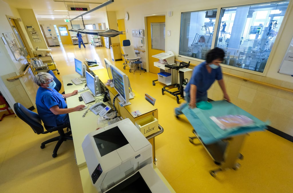 Die Intensivstation im Martha-Maria-Krankenhaus in Halle-Dölau