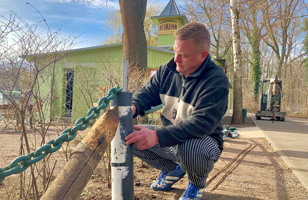 Sven Rehberg bereitet alles für den Saisonstart vor.