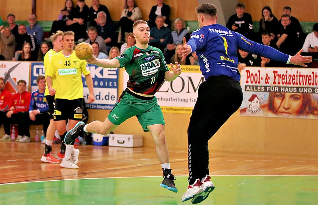 Markierte das letzte Tor im Spiel gegen Northeim: Elias Ruddat. Der 20-Jährige traf beim Sieg zum Klassenerhalt dreimal.