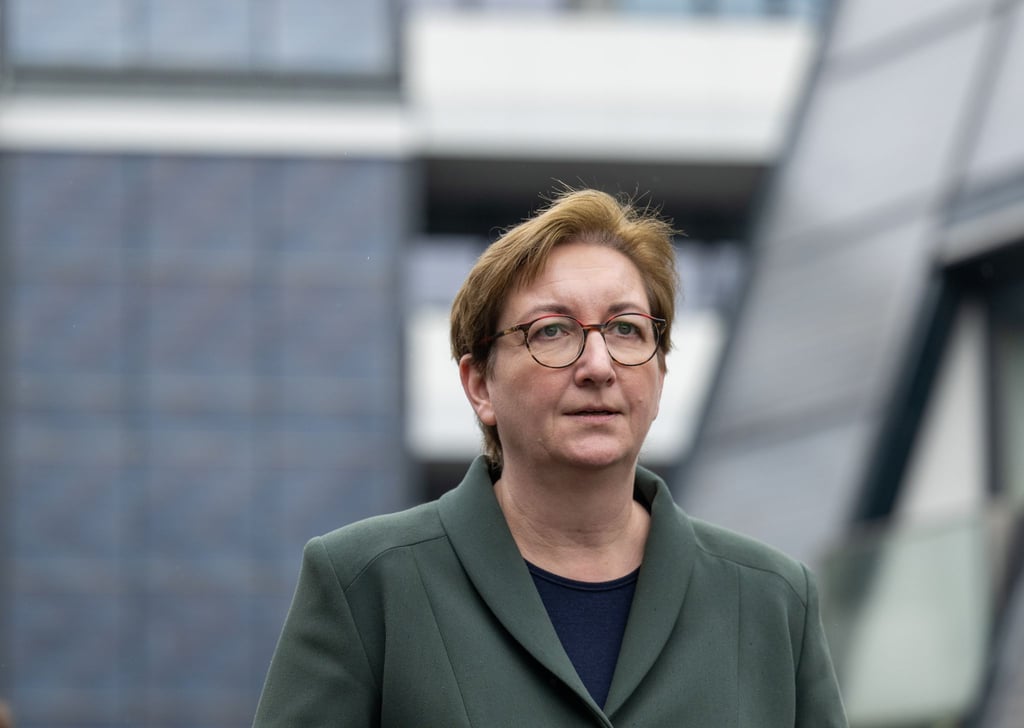 Klara Geywitz (SPD), Bundesbauministerin, bei einem Interview.