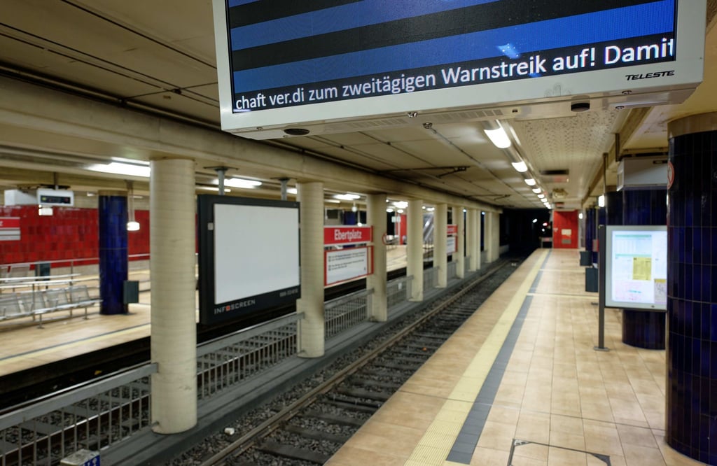 Die U-Bahnstation Ebertplatz in Köln ist verwaist.