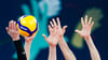 Volleyballspieler der Netzhoppers KW-Bestensee.
