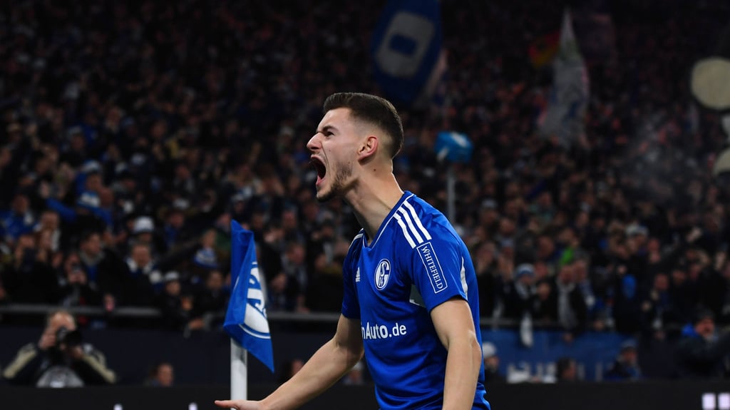 Tom Krauß beim Derby gegen den BVB.