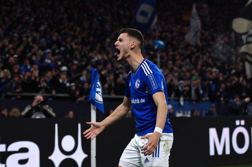 Tom Krauß beim Derby gegen den BVB.