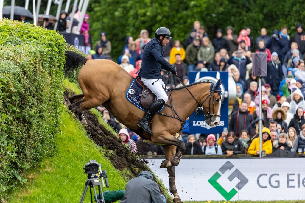 Frederic Tillmann beim Spring- und Dressur-Derby in Aktion.