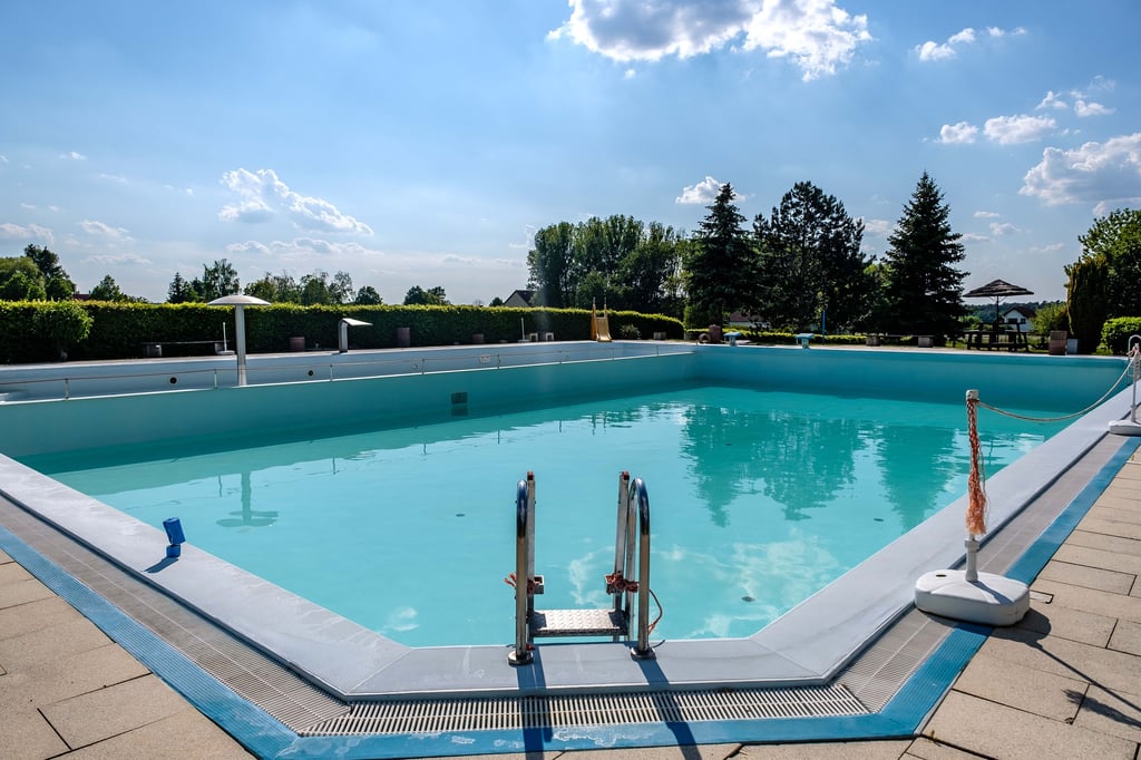 Das städtische Freibad in Cobbelsdorf.