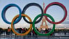 Die Olympischen Ringe finden 2024 in Paris statt.