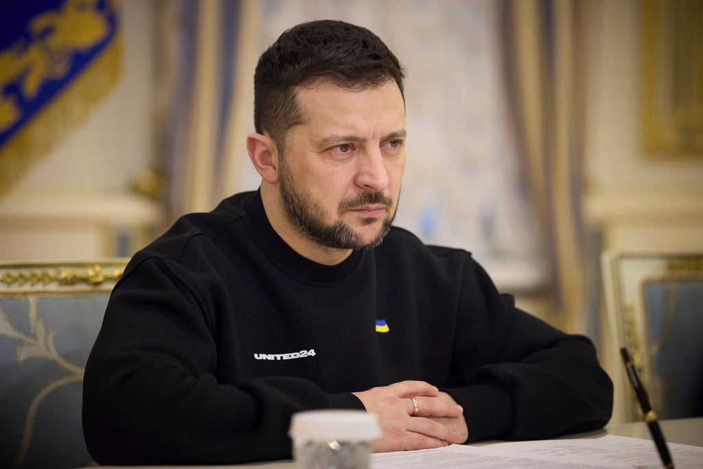 Der ukrainische Präsident Wolodymyr Selenskyj war beim EU-Gipfel per Video zugeschaltet.