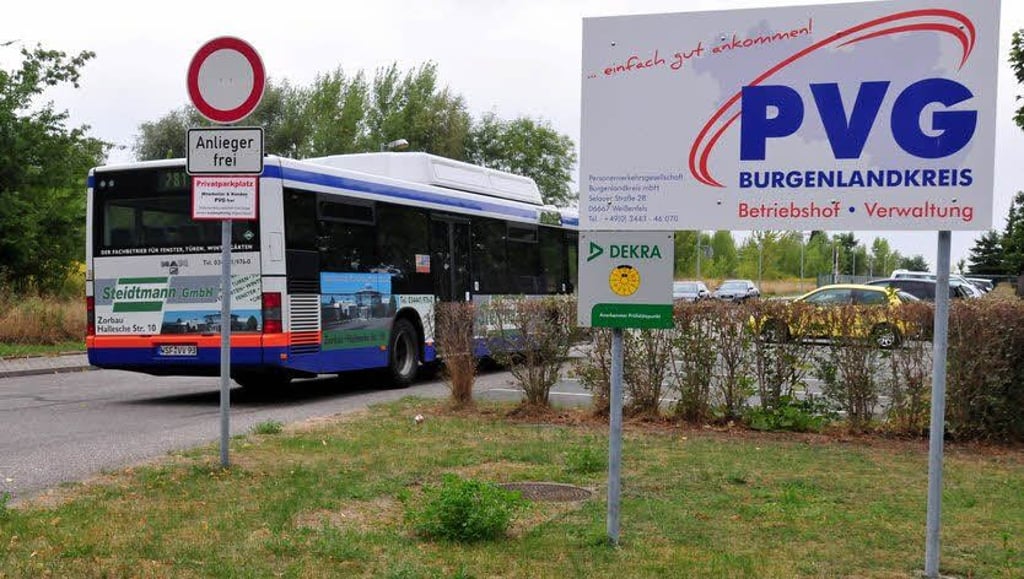 Die Busse der PVG im Burgenlandkreis sind vom Streik am 27. März nicht betroffen.