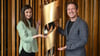 Schauspielerin Alexandra Maria Lara und Regisseur Florian Gallenberger bei der Bekanntgabe der Nominierungen für den Deutschen Filmpreis 2023.