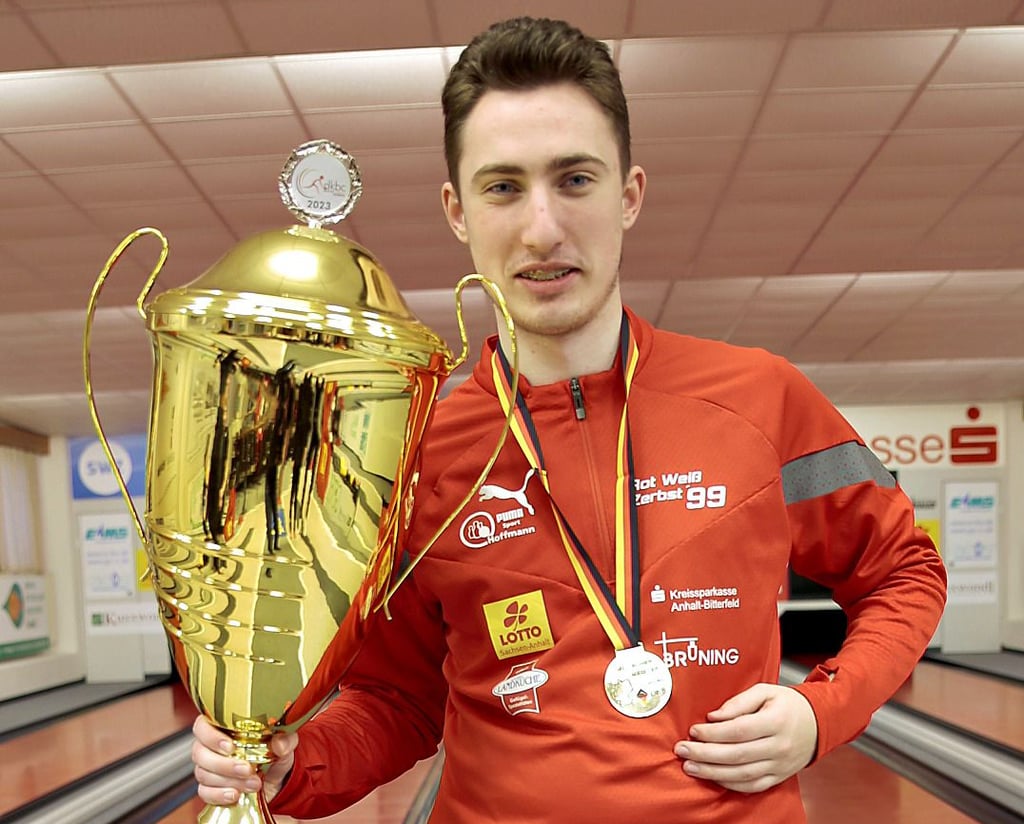 Youngster Alex Karl feierte seine erste Deutsche Meisterschaft mit den Zerbstern.