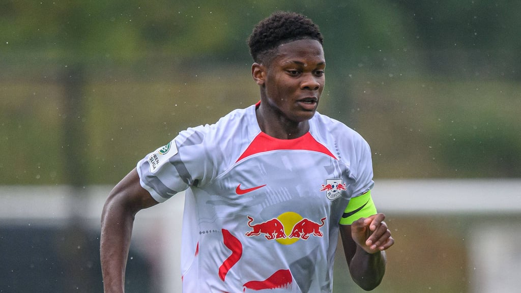 Winners Osawe ist Kapitän von RB Leipzigs B-Jugend.