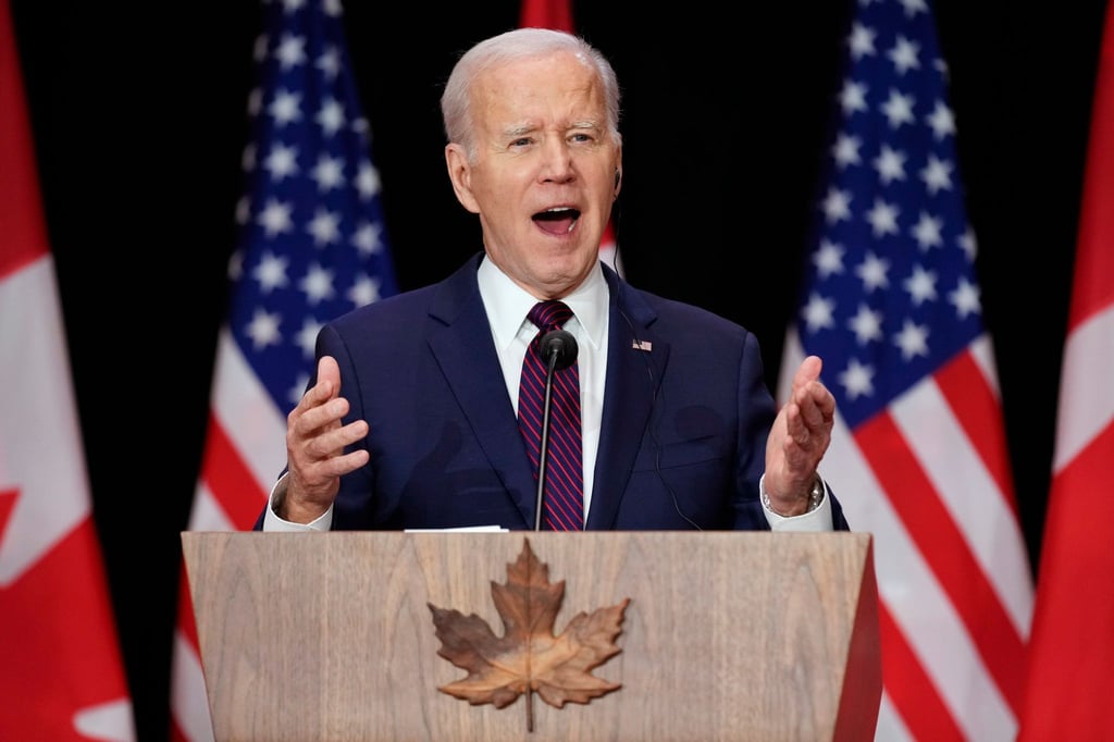 „Diese mittelgroßen Banken müssen überleben können, und ich denke, sie werden das schaffen“, sagt US-Präsident Joe Biden mit Blick auf die Anfang März losgebrochene Bankenkrise.
