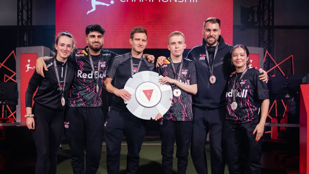 Das siegreiche Leipziger eSports-Team RBLZ Gaming.