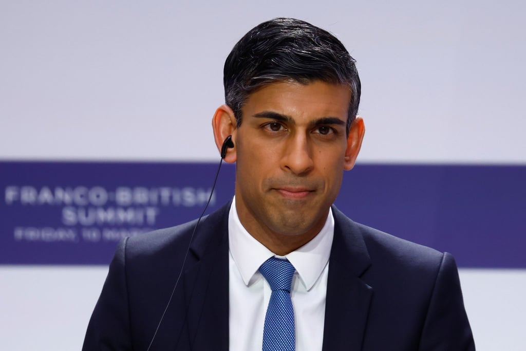 Für Rishi Sunak, Premierminister von Großbritannien, stören Graffitis den Alltag.