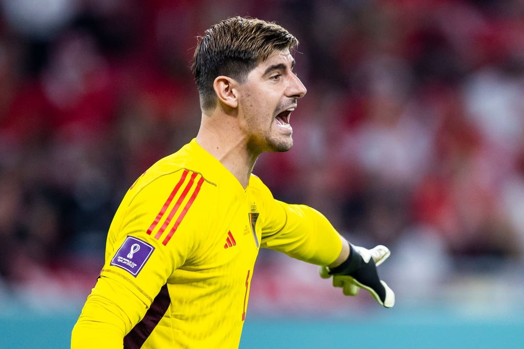Belgiens Torwart Thibaut Courtois fällt für den Test gegen Deutschland aus.