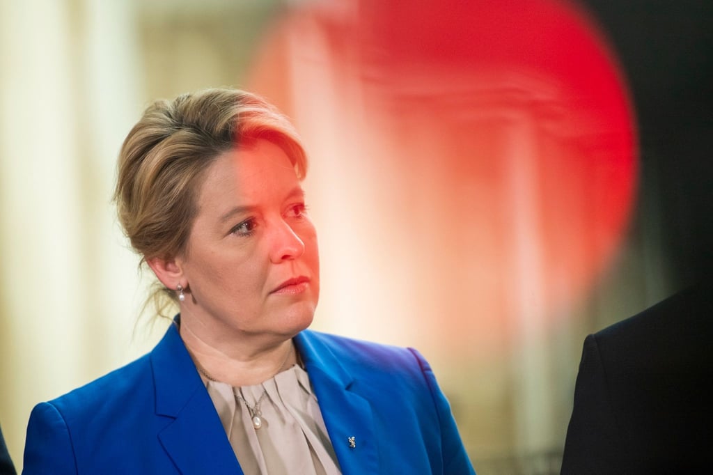 Franziska Giffey (SPD), Regierende Bürgermeisterin von Berlin.