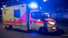 Der Mann wurde mit einem Rettungswagen ins Krankenhaus gebracht.