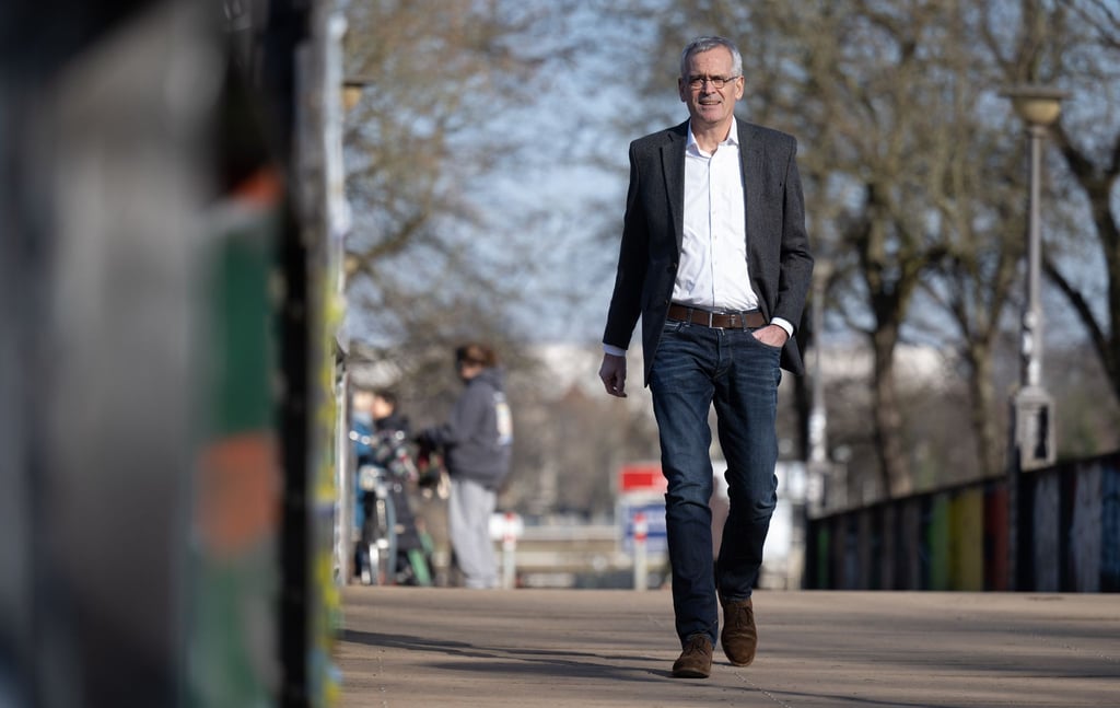 Thomas Weidinger, Vorsitzender der Freien Wähler Sachsen, aufgenommen in Leipzig.