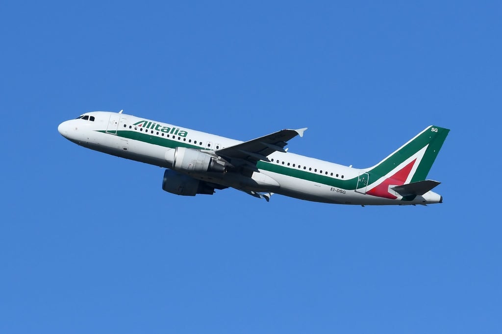 Ein Airbus A319 der 2021 neu gegründeten Fluggesellschaft Ita Airways.