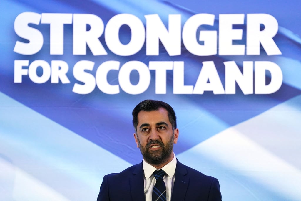 Humza Yousaf soll Nachfolger von Nicola Sturgeon werden.
