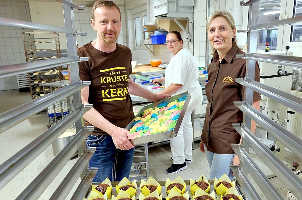 Heiko und Annett Schröder führen den 1920 gegründeten Bäckereibetrieb mit seinen sechs Filialen in vierter Generation weiter.