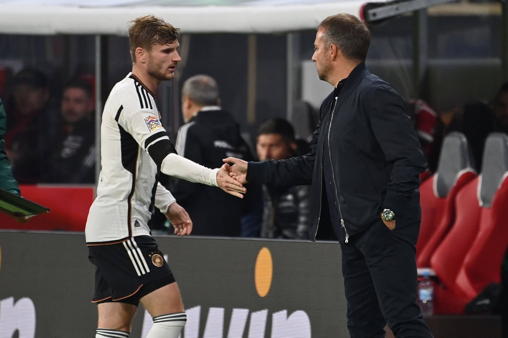 Hansi Flick wechselte Timo Werner gegen Peru aus. (Symbilbild)