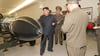Kim Jong Un während eines Besuchs des Nuklearwaffeninstituts von Nordkorea in Pjöngjang.