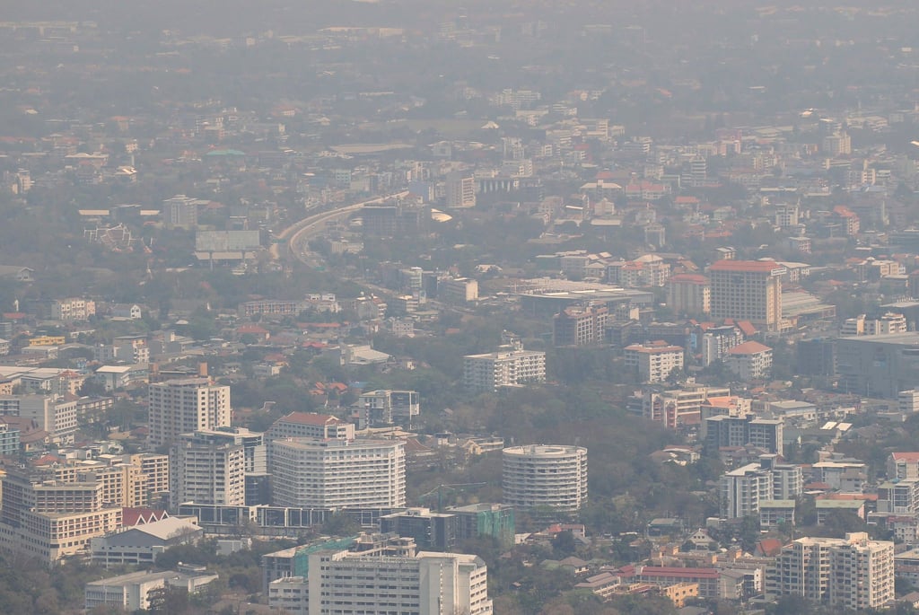 Wegen Brandrodungen herrscht in den thailändischen Provinzen Chiang Rai und Chiang Mai derzeit Smog.