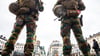 Soldaten während eines Anti-Terror-Einsatzes in Brüssel (Archivbild).