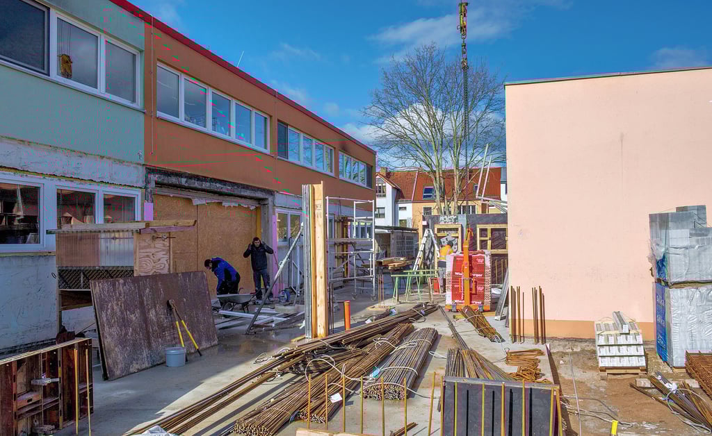 Die Naumburger DRK-Kita „Zwergenland“ erhält mit einem Anbau einen neuen Eingangsbereich. Diese Woche geht es mit dem Hochbau los.