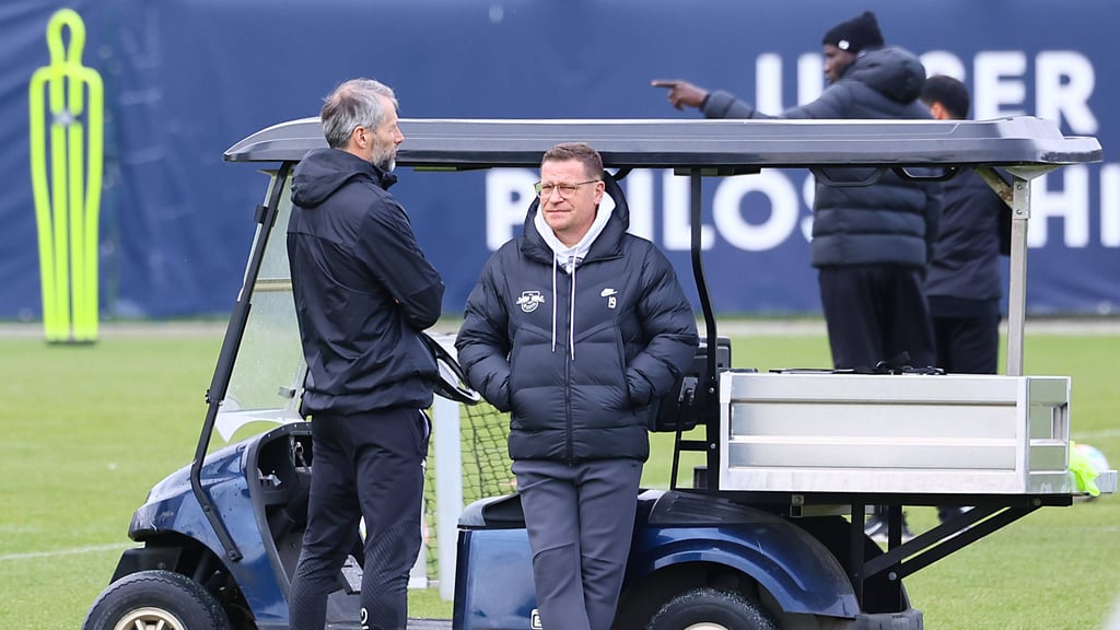 Konfektionieren die Transferpolitik neu: RB-Trainer Marco Rose (l.) und Sportchef Max Eberl