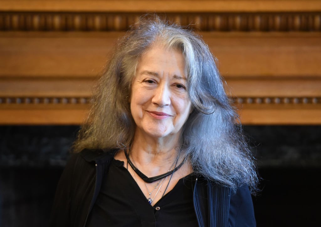 Die argentinisch-schweizerische Starpianistin Martha Argerich in Hamburg.