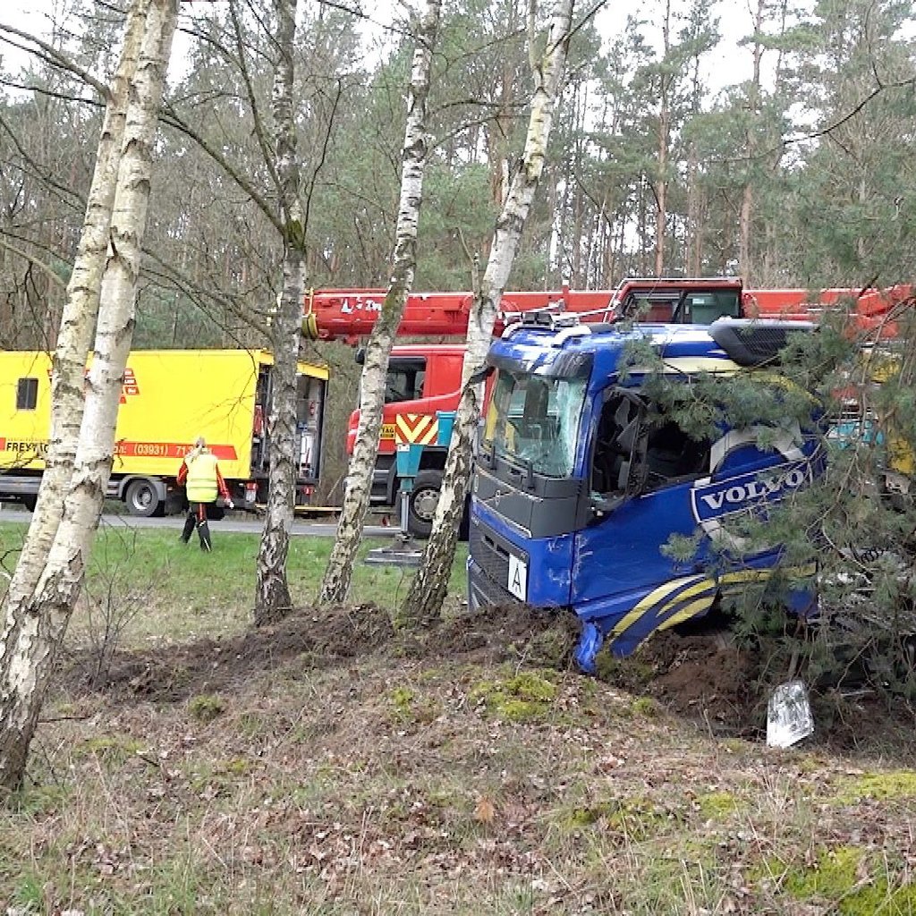 Unfall auf der Bundesstraße 189 bei Dolle.