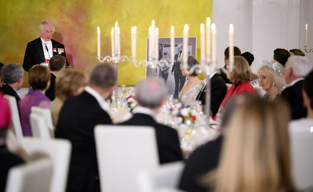 König Charles III. freute sich: kein „Dinner for One“.