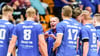 Trainer Uwe Jungandreas (M.) hat Dessau zu einer Spitzenmannschaft der zweiten Liga geformt.