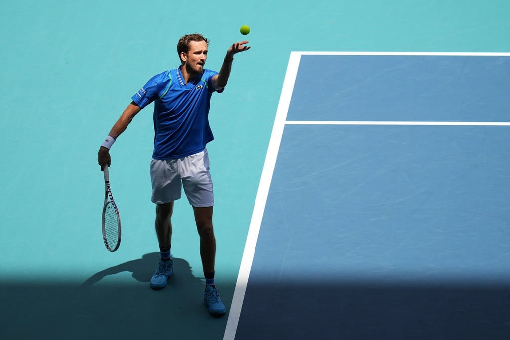 Daniil Medwedew steht im Finale vom Masters in Miami.