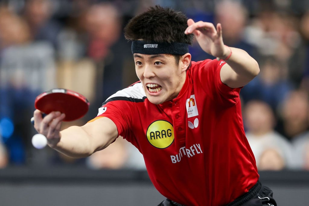 Dang Qiu hat Borussia Düsseldorf im Final-Hinspiel der Champions League zum Sieg in Saarbrücken geführt.