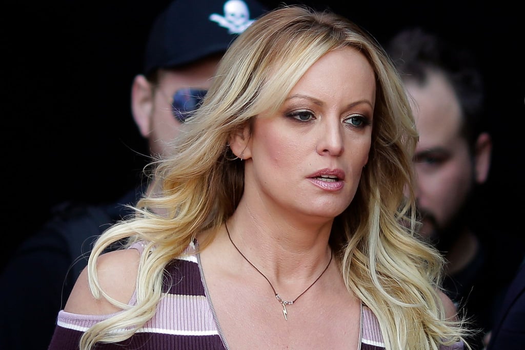 Stormy Daniels bei einer Veranstaltung in Berlin. Wer ist die Pornodarstellerin im Zentrum der Anklage gegen Donald Trump?