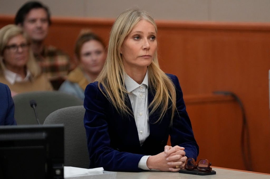 Gwyneth Paltrow bei der Verkündung des Urteils in Park City.