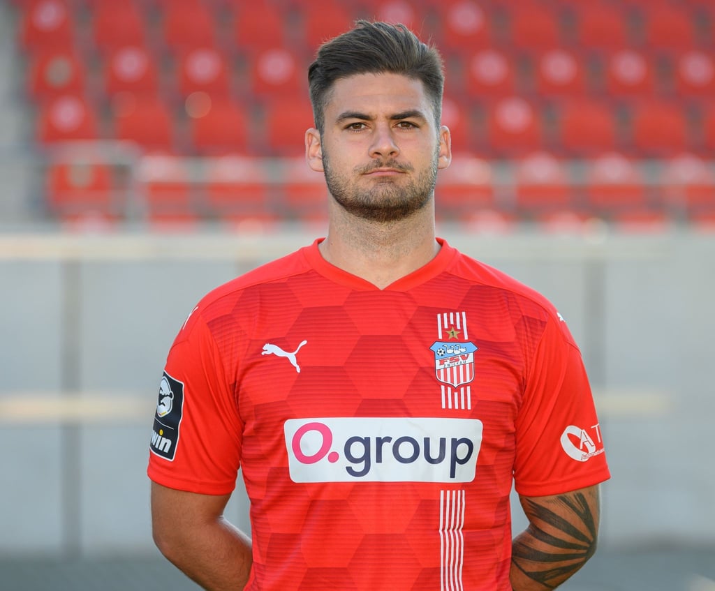 Spieler Dominic Baumann vom FSV Zwickau.